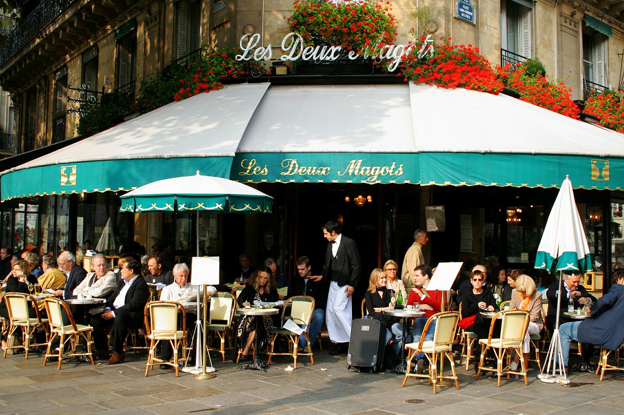 Les Deux Magots in Paris