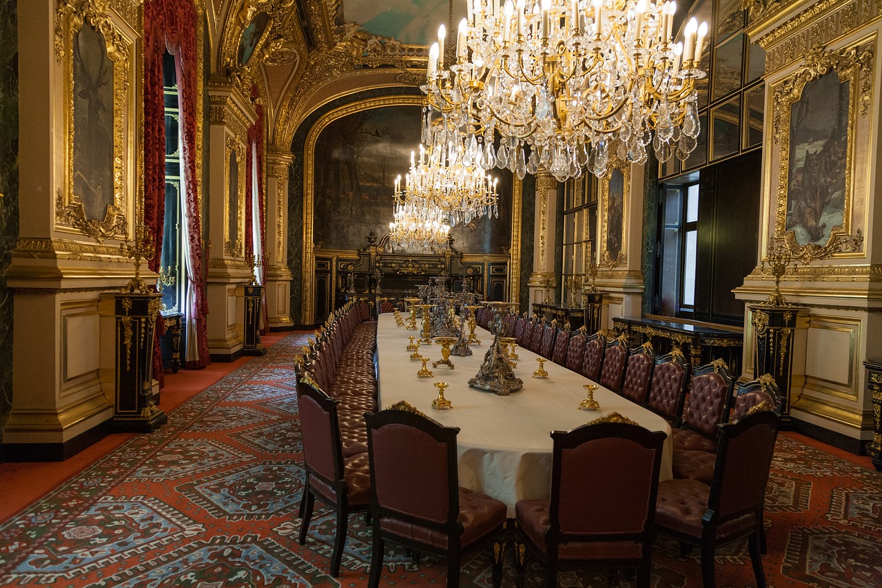 Napoleon III apartments on display in the Louvre