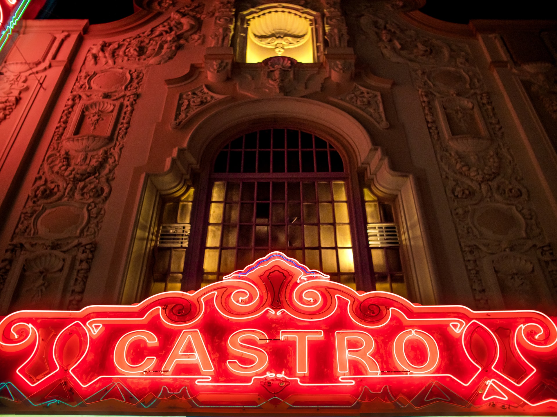 Castro Theatre at night