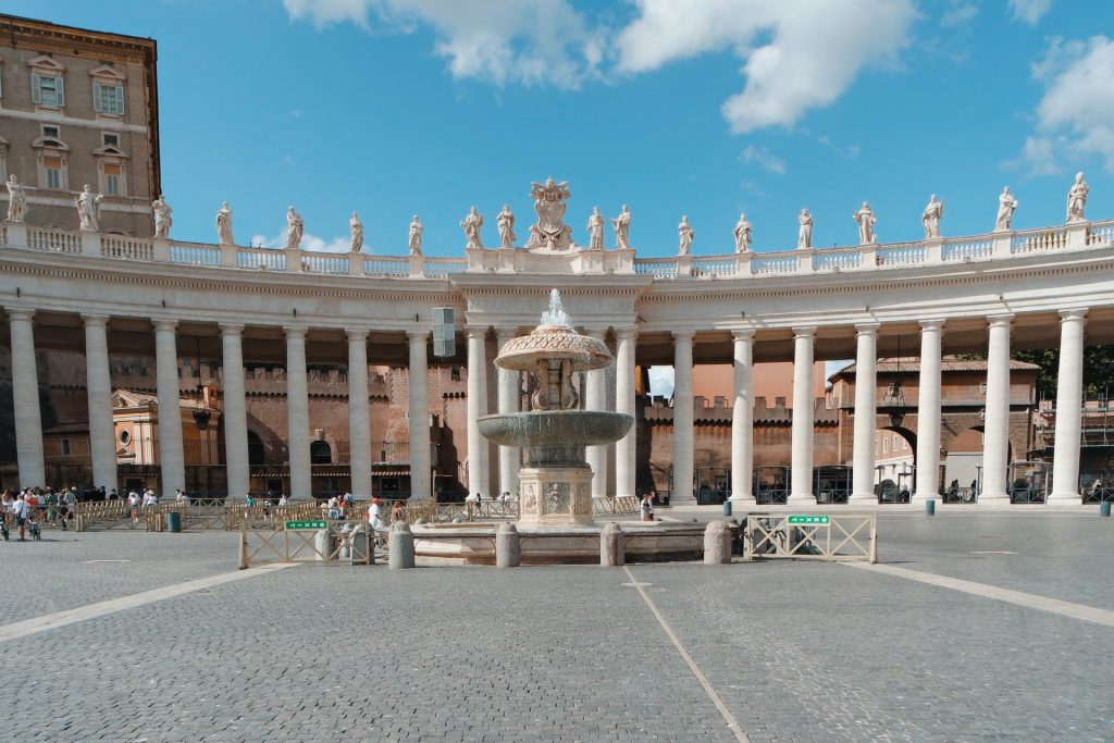 St. Peter's piazza in Vatican City