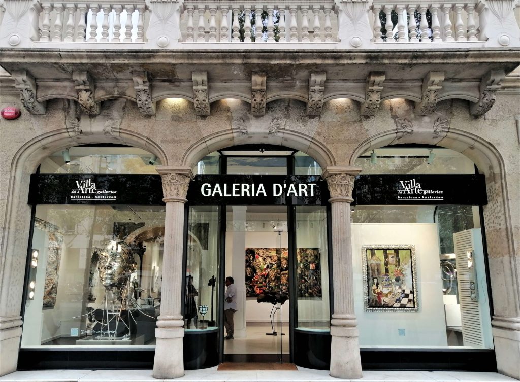Villa del Arte Art Gallery, Passeig de Gràcia, Barcelona
