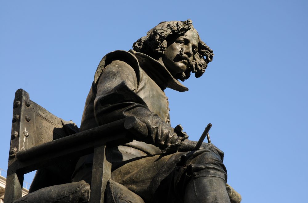 Madrid statue Diego Velasquez