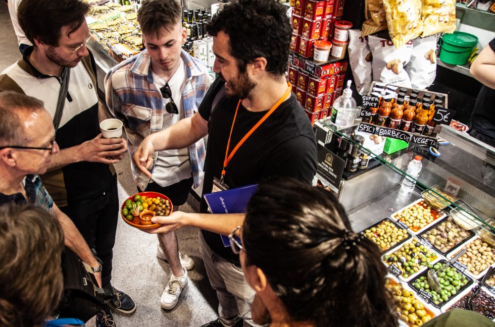 Olive Tasting at La Boqueria
