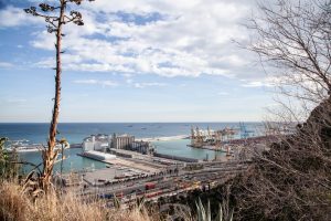 View from Montjuic in Barcelona