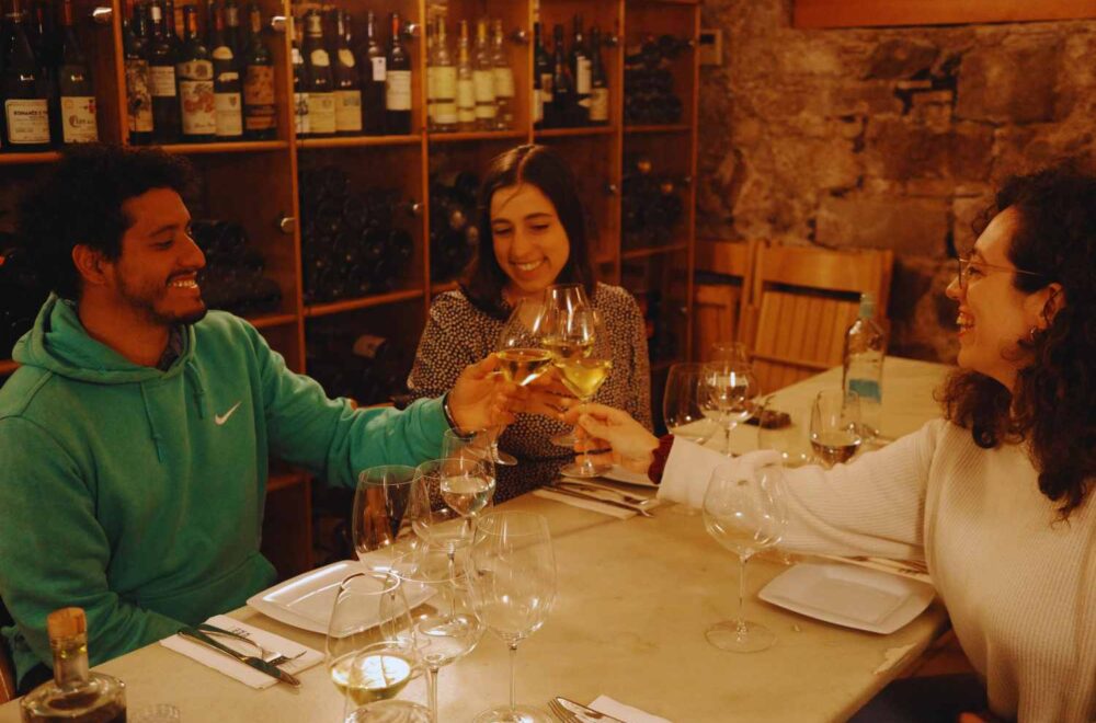 Guests enjoying during Wine and Food Tasting in Barcelona