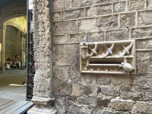 Animal Letter Box in Barcelona Old Town