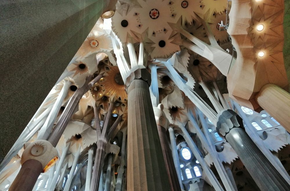 inside sagrada familia