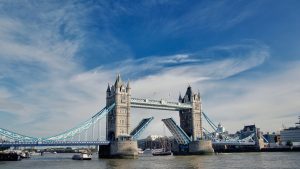 Tower Bridge in London View from Tour