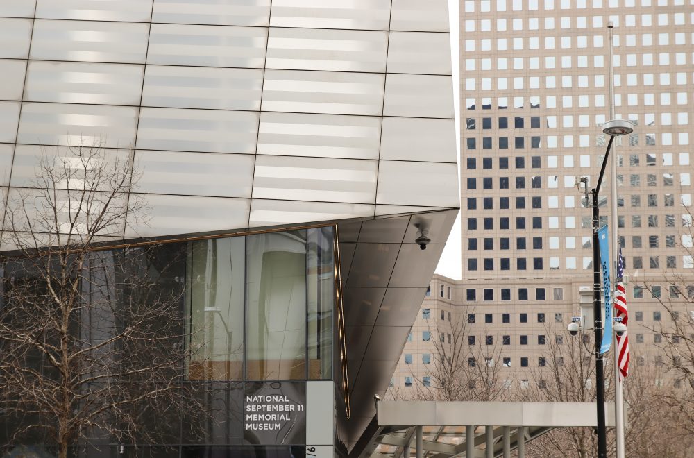 Entrance of National September 11 Memorial Museum in New York City
