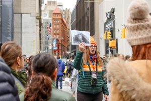 ExperienceFirst tour guide explaining during 911 Tour in New York