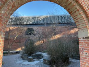 Tour stop during Food and Culture DUMBO Walking Tour