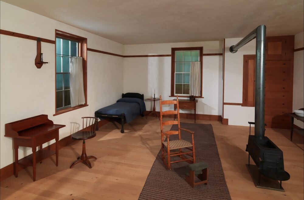 Architectural elements from a Retiring Room in the North Family Dwelling American, New Lebanon, New York