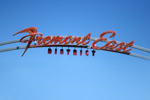 Famous Fremont Street Sign - Las Vegas