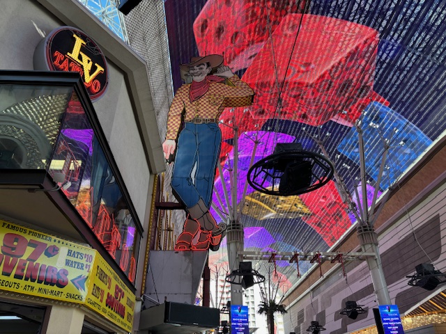 Vegas Vic neon cowboy