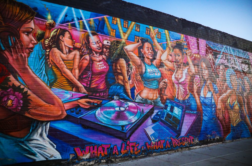 Art Mural during Las Vegas Arts District Tour