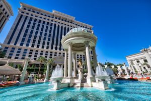 LAS VEGAS, NV - JUNE 27, 2019: Caesars Palace Hotel Casino. This