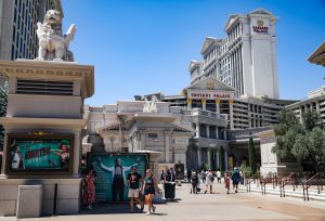 Caesars Palace Outdoors Shot during Mid-Strip Tour in Las Vegas