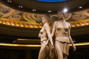 Goddess Statue close up during Mid-Strip Tour in Las Vegas