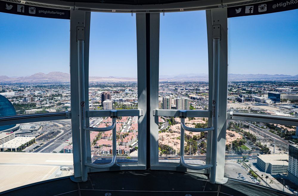 Inside of High Roller during Mid-Strip Tour in Las Vegas