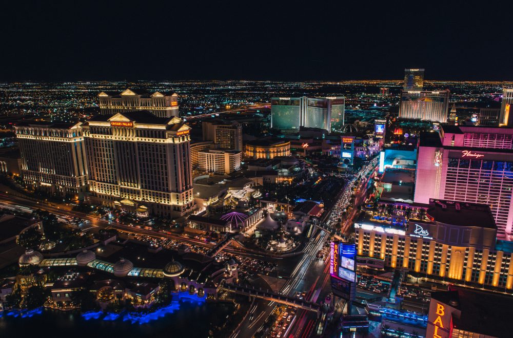 Las Vegas Strip from Eiffel Tower