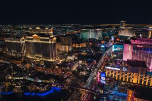 Las Vegas Strip from Eiffel Tower