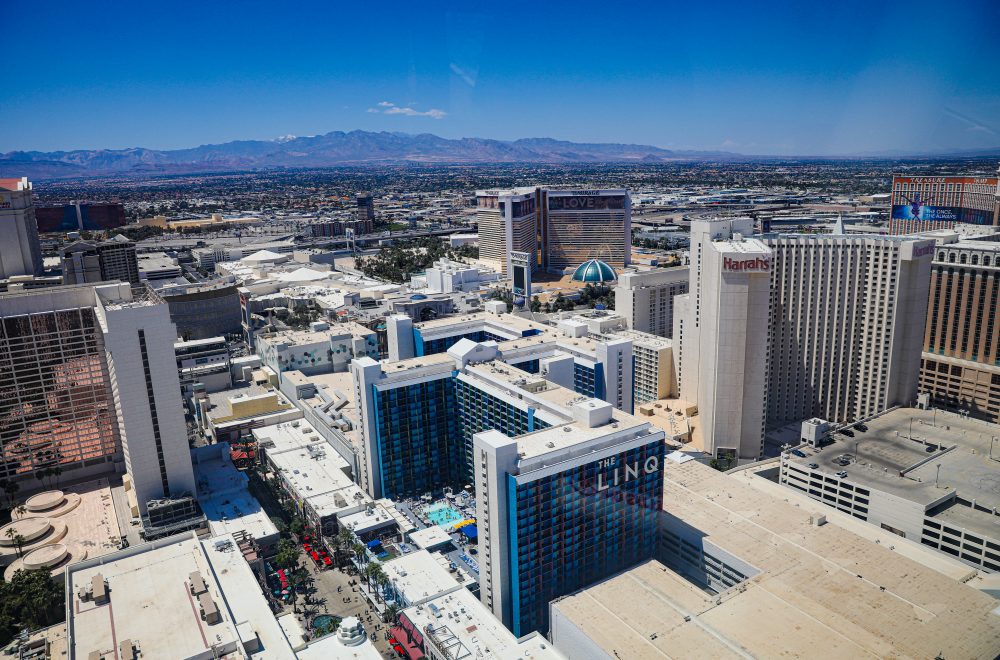 View from High Roller during Mid-Strip Tour in Las Vegas