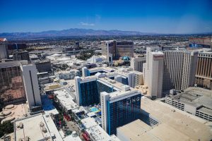 View from High Roller during Mid-Strip Tour in Las Vegas