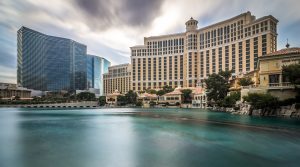 hotels and city skyline in las vegas nevada
