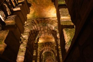 Ceiling shot of tombs during Catacombs Guided Tour