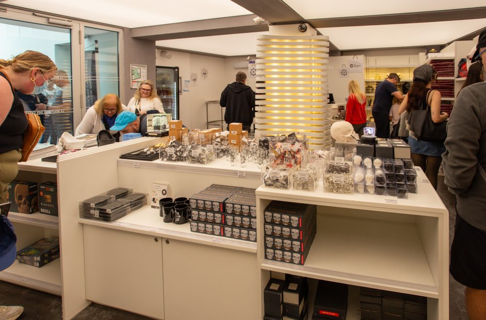 Gift shop during Catacombs Guided Tour