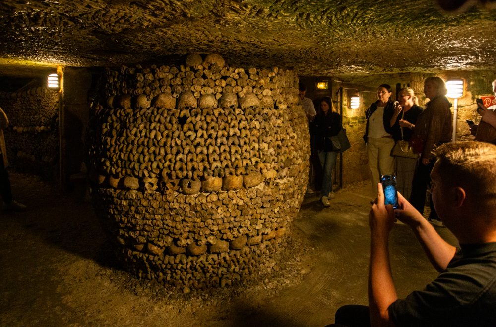Inside tomb during Catacombs Guided Tour