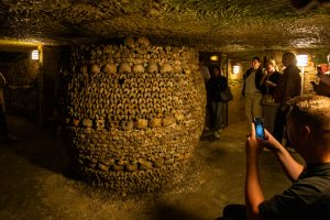 Inside tomb during Catacombs Guided Tour