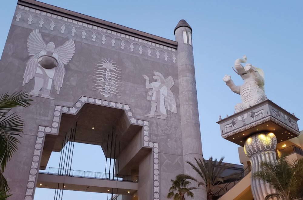 Elephant statue outside TCL Chinese Theatre in Hollywood