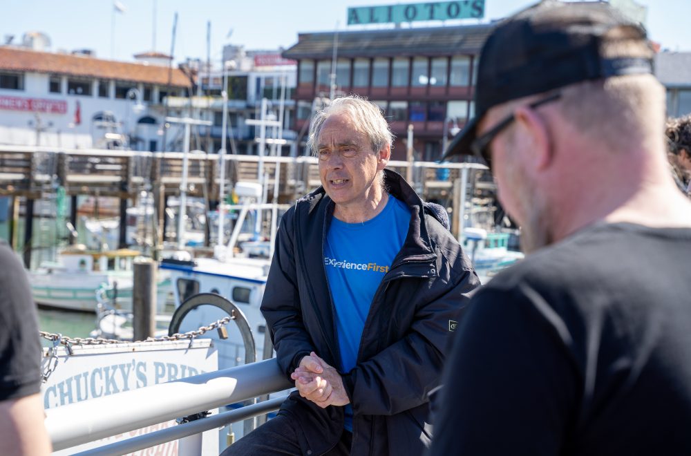 Tour Guide during Fisherman_s Wharf tour