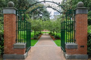 Shakespeare Garden in the Golden Gate Park, San Francisco, California, USA.