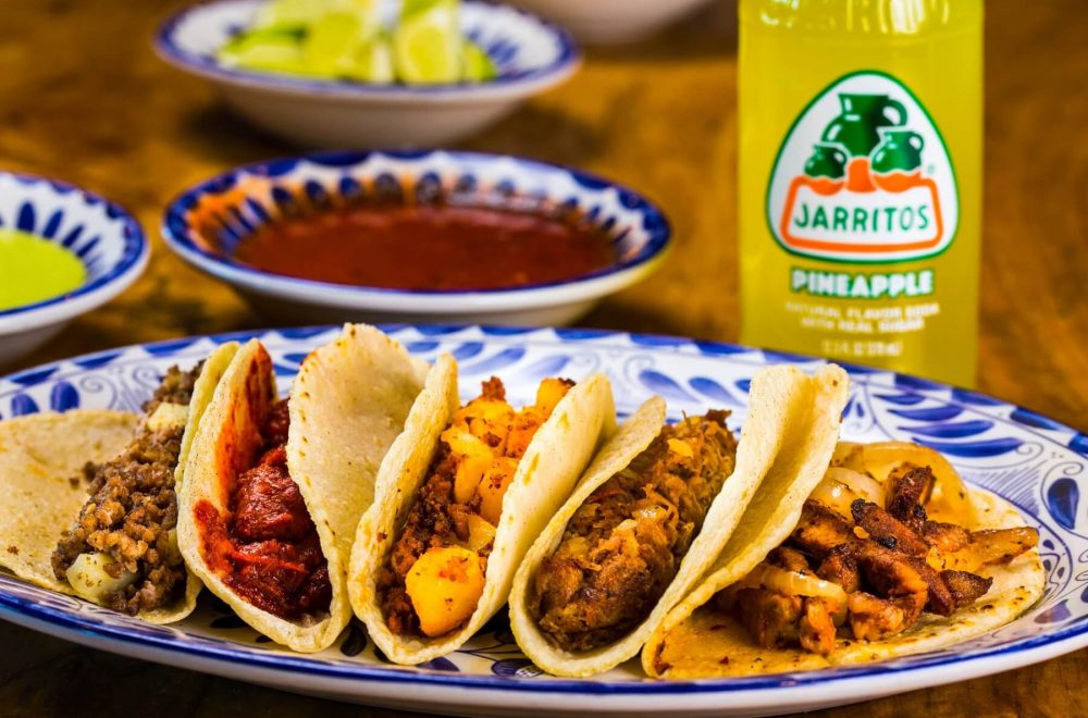 dallas food tour photo of tacos on plate