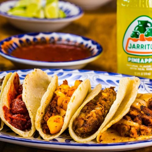 dallas food tour photo of tacos on plate