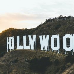 hollywood sign close