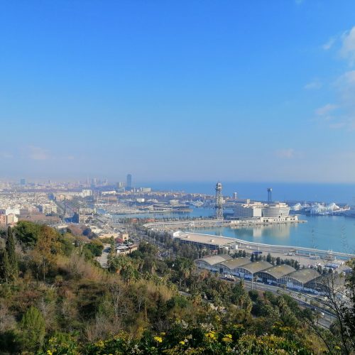 Barcelona view from Montjuic