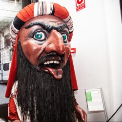 Giant's head at the Casa dels Entremesos
